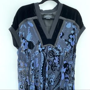Diesel Black Gold blue handkerchief paisley dress